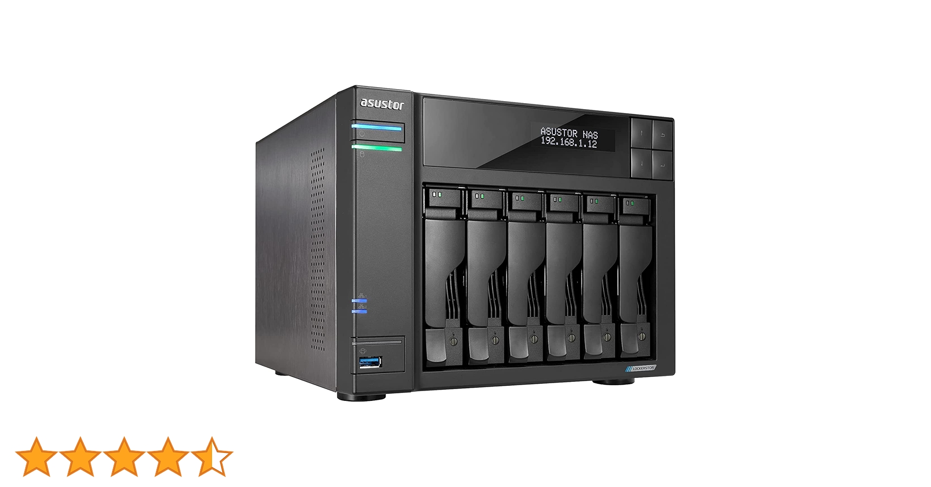 外付けハードディスク・ドライブ LOCKERSTOR 6 Gen2 NAS AS6706T LOCKERSTOR 6 Gen2 (AS6706T) | 妥協を許さない最高の2.5GbE NAS